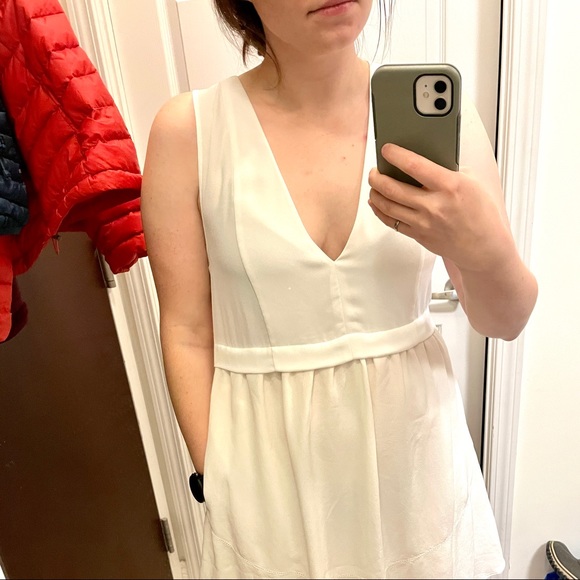 Wilfred Vignette Dress - White/Ivory/Cream - Picture 3 of 10